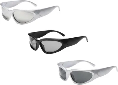 3 Pcs Y2K Rave Glasses - Retro Sunglasses Best Deal