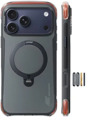Funda TORRAS para iPhone 17 Pro MAX 6.9', Soporte Magnético 360° Q3 Air Pro, Protección de Alto Nivel