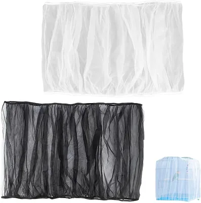 Bird Cage Seed Catcher 2 Pack Adjustable Mesh Cover Best Deal