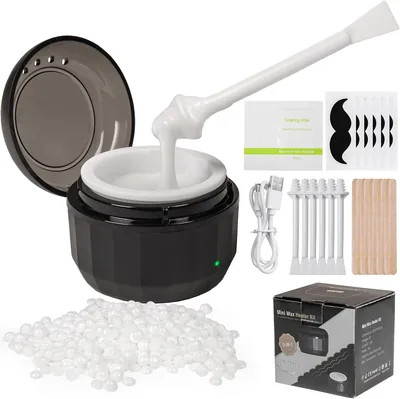 Foneso Nose Hair Waxing Set with Mini Wax Machine