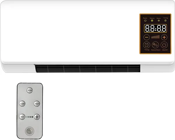 Epicooler Aria Condizionata da Parete, Ventilatore con Telecomando, Condizionatori Portatili Multifunzione Compatti, Split Reversibile