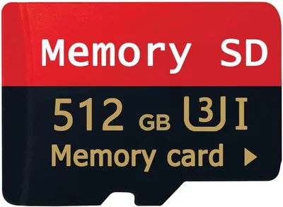 Scheda SD 512GB - Alta Velocità TF Card Resistente all'Acqua con Smartphone/Fotocamera/Tablet/Drone/Smart