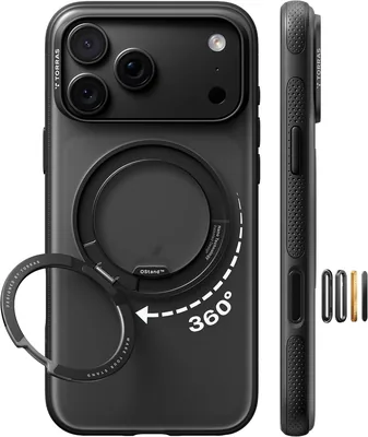 TORRAS カバー iPhone 18 Pro [360度回転式マルチ機能 | 2026モデル | 薄型透明マット | 7層精密]