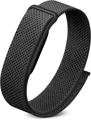 Sportligning Hook & Loop Nylon Armband Kompatibel med Google Fitbit Air Band | Mjuk Och Anpasslig Vändbar Armband för Kvinnor