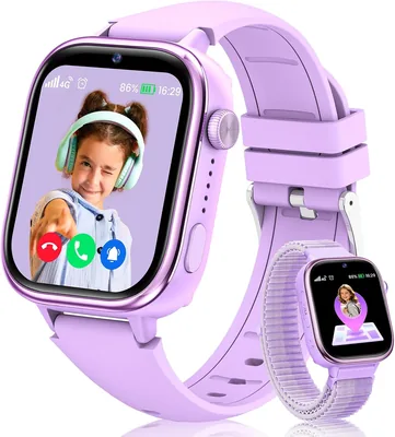 Reloj Inteligente para Niños con Llamadas de Video, GPS y SOS - 4G Smartwatch, Modo Escuela, Pedómetro, Alarma. Mejor Oferta