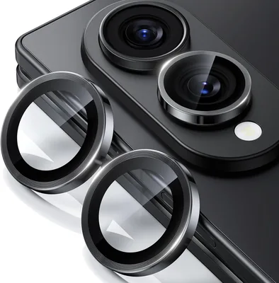 WSKEN Kameraskydd för Samsung Galaxy Z Fold 8 - 9H Scratch Resistent, HD Camera Lens Metal Glass Armor