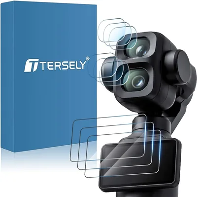 Tersely 3+3 Pack Screen Protector for DJI Pocket 4P/4 Pro - Ultra HD Clear