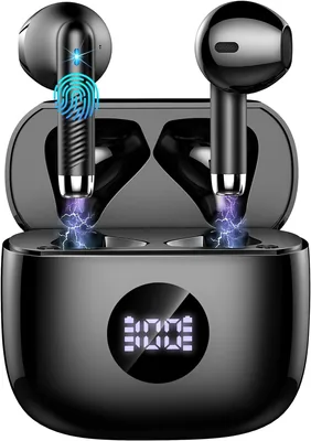 Cuffie Bluetooth 2026 con Cancellazione Attiva del Rumore, In-Ear Wireless