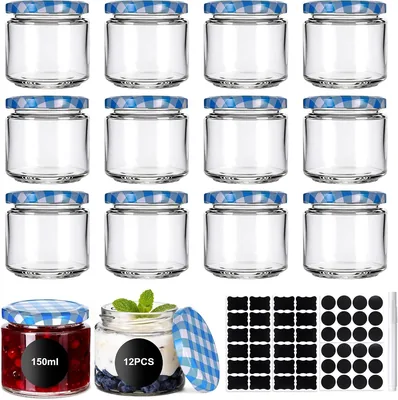 Hejo 12 Pack 150ml Små Jaror med Skruff