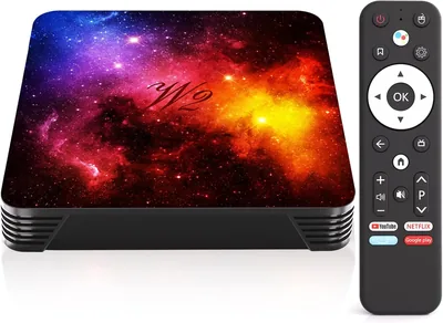 2026 Android TV Box 4GB RAM 128GB ROM 8K HDR Quad-Core WiFi 6 Bluetooth USB HDMI LAN