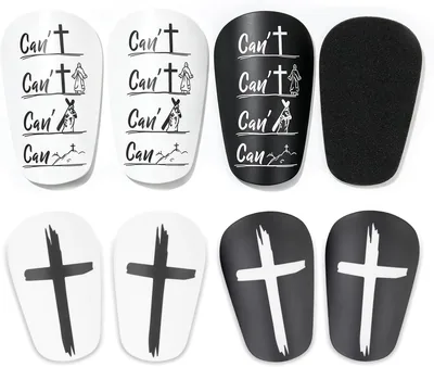 AIRTILY Mini Shin Guards - 4 Pairs Kids Football Leg Protection