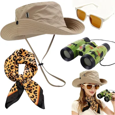 Safari Clothes for Women 4 PCS Zoo Keeper Costume