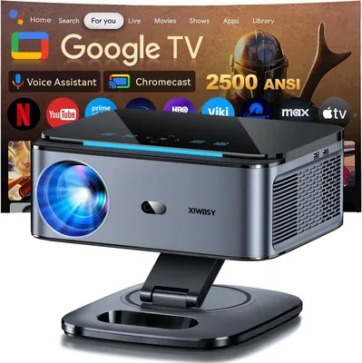XIWBSY Keystone Projector 1080P Outdoor