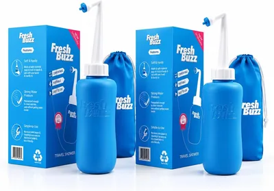 شطفا للسفر فرشاة الأسنان Fresh Buzz 775 مل، قطعتان - أفضل صفقة