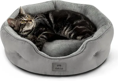 MOFULAB Round Pet Bed for Small Dogs & Cats - Best Deal