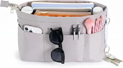 Gusmigus Handbag Organiser - Nylon Pocket Bag Tote Organizer Best Deal