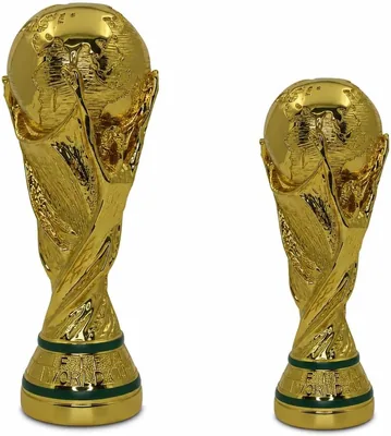 World Cup Trophy Replica 27cm/36cm - Golden Resin Football Champion Cup, Soccer Souvenir