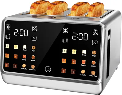 Smart Toaster 4 Slice Dual Touchscreen Best Deal