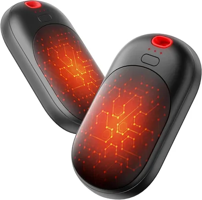 Rechargeable Hand Warmers 2 Pack - 3 Heat Levels