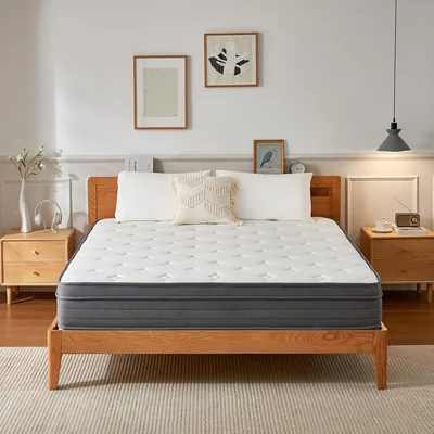 SleepWell Hybrid Mattress 12 Inch Memory Foam in a Box - Best Deal