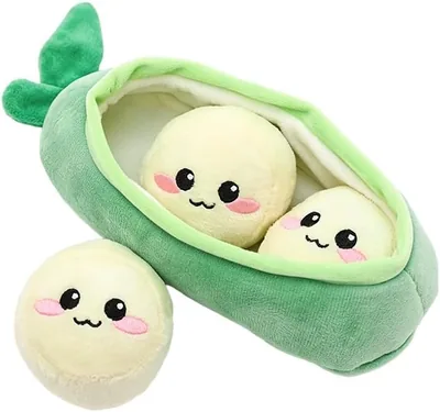 Cute Squeaky Dog Toy - Pea Pod Hide & Seek Best Deal