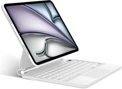JADEMALL Magic Keyboard für iPad Air 11 Zoll M4 2026/M3 2025/M2 2024 mit Fall, 7-fach