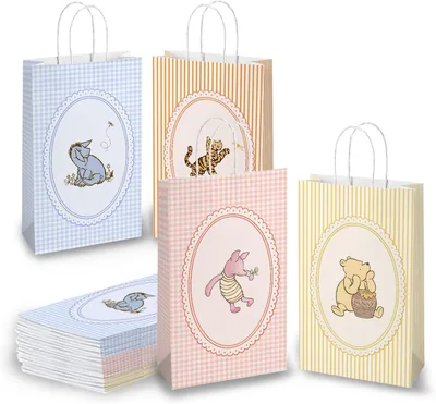 16PCS Vintage Winnie Gift Bags - Best Deal