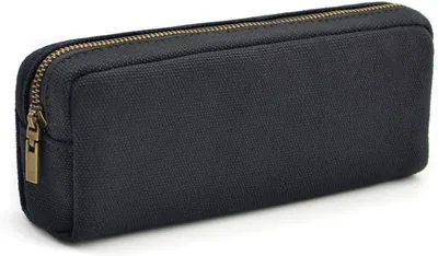 Veximind Large Capacity Pencil Case Canvas Pouch with Zipper