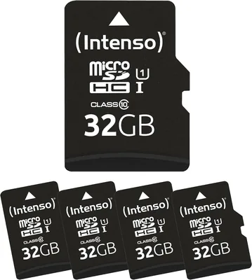 Intenso Lot de 5 Cartes microSD 32 Go - Meilleures Offres