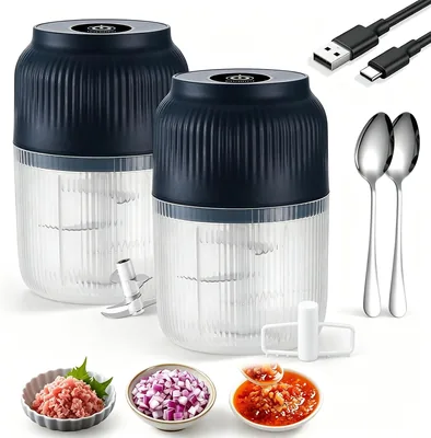 Electric Garlic Chopper 350ml Cordless Food Processor Best Deal