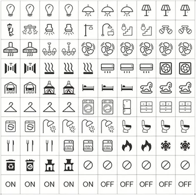 Tazweeq 100Pcs Light Switch Labels, Transparent PVC Stickers