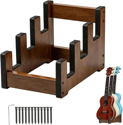 3-Slot Wooden Guitar Stand - 29% Off