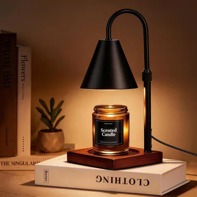 Modern Candle Warmer Lamp - Dimmable Timer
