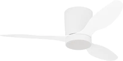 EGLO Baracarès Ventilateur de plafond LED 3 pales avec éclairage, réglable avec télécommande, minuteur, moteur DC, blanc chau - Best Deal
