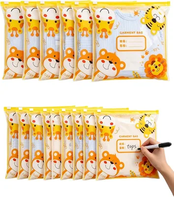 DLPRK 20 Baby Hospital Layers - Organizer Set (10 Large + 10 Small) con Chiusura Impermeabile, Ideale per Pannolini e Vestiti: Miglior Affare