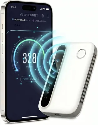 Routeur WiFi 5G portable avec slot SIM débloqué - Modem 5G/4G+, Internet mobile ultra-rapide, vitesse ultime