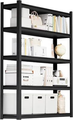 5-Tier Adjustable Storage Rack for Various Spaces