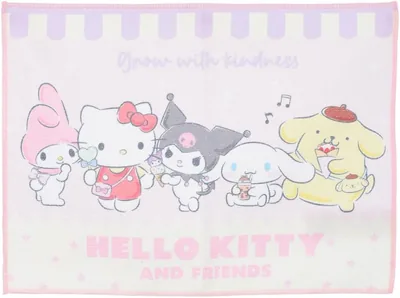 Tappetino da tavola Hello Kitty e amici, lavabile, 40 x 30 cm