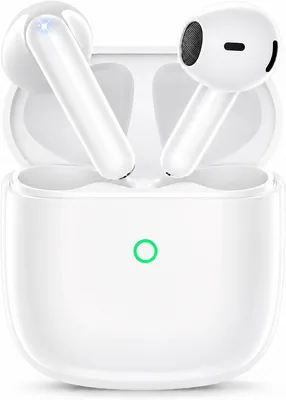 Cuffie Bluetooth In-Ear 5.4, Hi-Fi Stereo, Microfoni Integrati, 50h di Cancellazione del Rumore