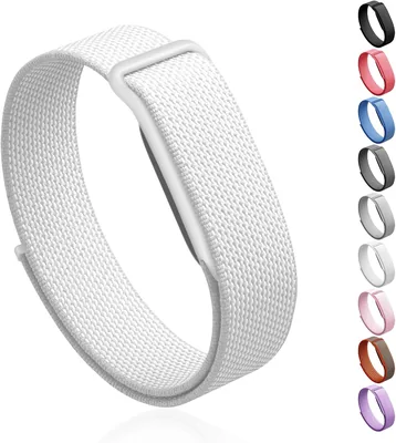 Correa de Nylon Tejida para Fitbit Air, Banda Ajustable con Gancho y Bucle, Pulsera Transpirable para R. Mejor Oferta