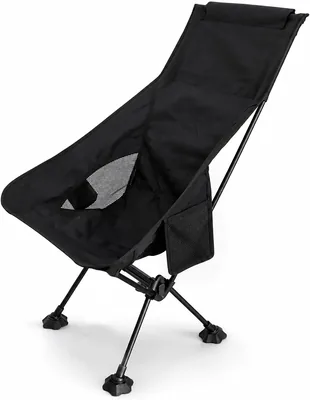 EVOCAMP Campingstol, plukkbar till 150kg, lätt fiskare stol, 1.2kg, liten paksize, 7075 aluminium, 600 - Best Deal