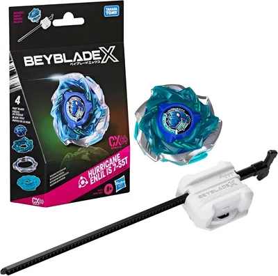 Hasbro Beyblade X Hurricane Enlil IS 7-55T CX Infinity Starter Pack, Ruota Bilanciata Takara Tomy, Combattimento