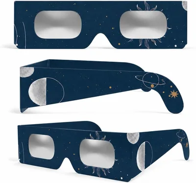 SAFE ECLIPSE Sonnenbrille für die totale Mondfinsternis 45mm Rahmenhöhe Passend über Brillen EN ISO 12312-2:2015 getestet - 49% Rabatt