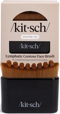 Kitsch Lymphatic Contour Face Brush - Black Best Deal