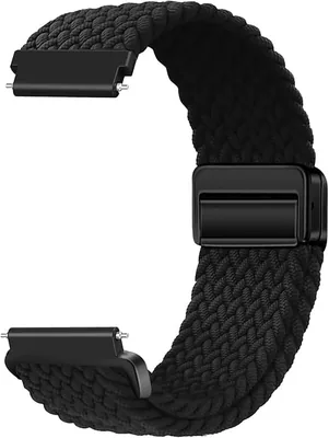 18mm マグネット 編み込み バンド カシオ F-91W/GARMIN Venu 4/3S 対応