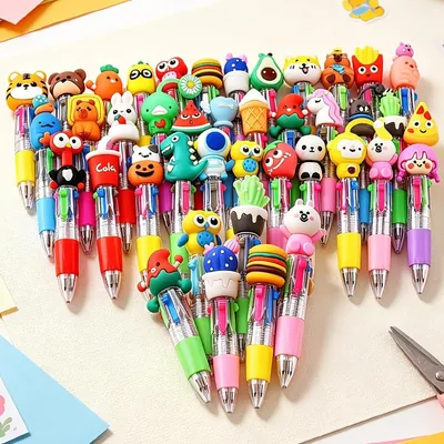 HIULLEN 30 Mini Multicolor Pens Party Bag Fillers