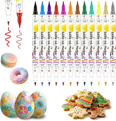 Food Colouring Marker Pens 12 x - Best Deal