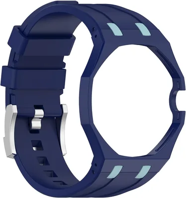 Swatch AP Royal Pop Silicone Watch Strap - Adjustable, Smartwatch Replacement Band