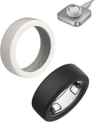 Paquete de 2 Fundas para Oura Ring Gen 5, Protectoras Ultrafinas de Silicona Elástica Antiarañazos