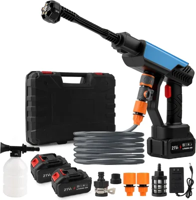 Cordless Portable Washer 1450PSI with 6-in-1 Nozzle